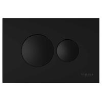 Кнопка смыва механическая, 2 режима     Кнопка для инсталляции VIS-450 246x165x14 VFP-731MB цвет матовый черный Vincea