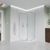 Душевой угол раздвижной E2-CH-100100-01-C9 1000х1000x1950 Цвет профиля Хром Стекло  Прозрачное Veconi