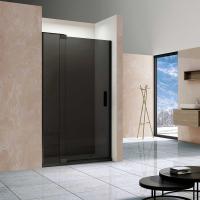 Душевая дверь VDP-1E9010CGB 900/1000х2000 профиль черный стекло тонированное VINCEA