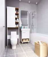 Тумба Tera 55Н 1д. Белый глянец У76059 1МАРКА