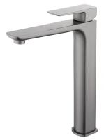 Смеситель для раковины высокий WONZON & WOGHAND EDGE, Темный графит (WW-88239003-BGM)