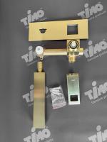 Смеситель для раковины встроенный Timo Briana 7171/17SM золото матовое