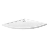 Поддон из искусственного мрамора, радиальны TRAY-MR-UNO-R-90-550-35-W-CR 900x900x35 BelBagno