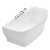 Пристенная, прямоугольная акриловая ванна  1650x780x590 BB74-1650-W0 BELBAGNO
